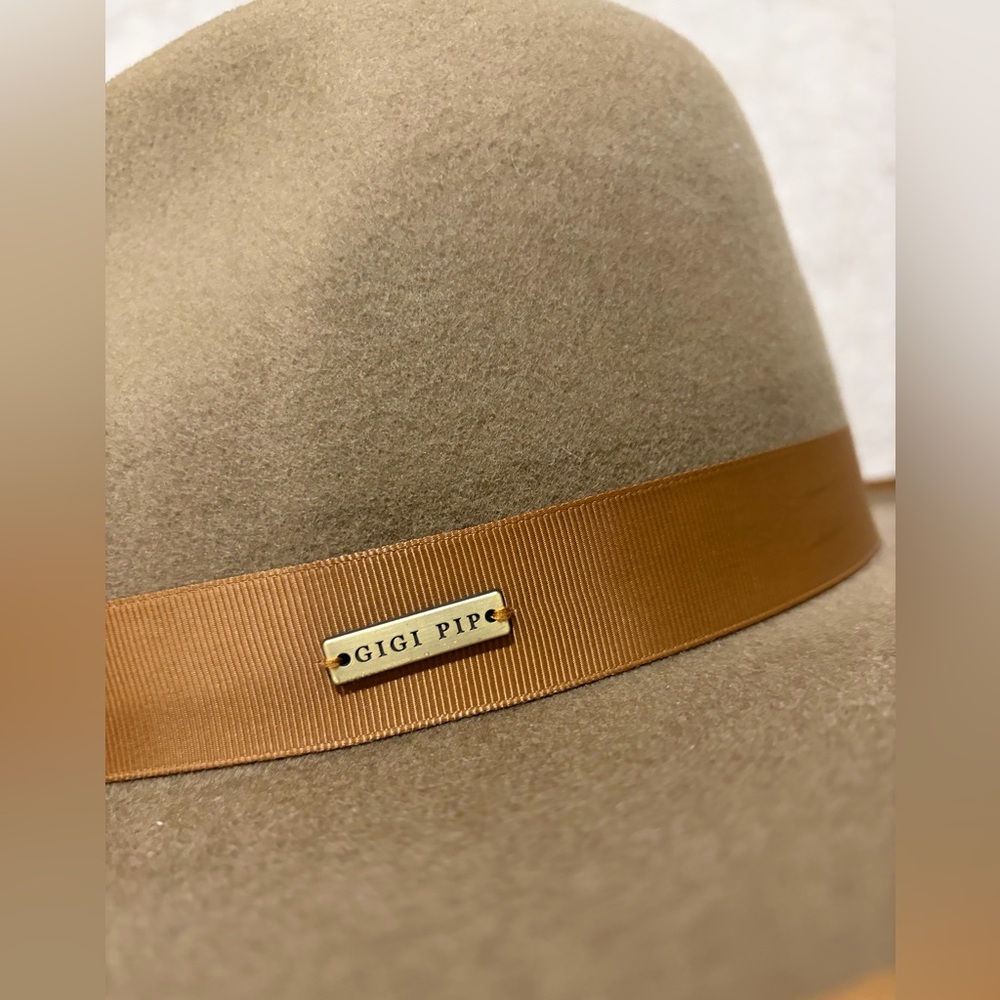 Gigi Pip MONROE RANCHER Wool Hat - NWT - brown - size S/M 57 - Picture 3 of 10